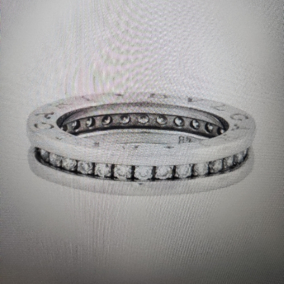 Bvlgari 18k White Gold Diamond Ring designer size 48. Size 4.25 - Picture 6 of 7